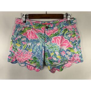Lilly Pulitzer Women's Size‎ 2 Multicolor Floral Shorts